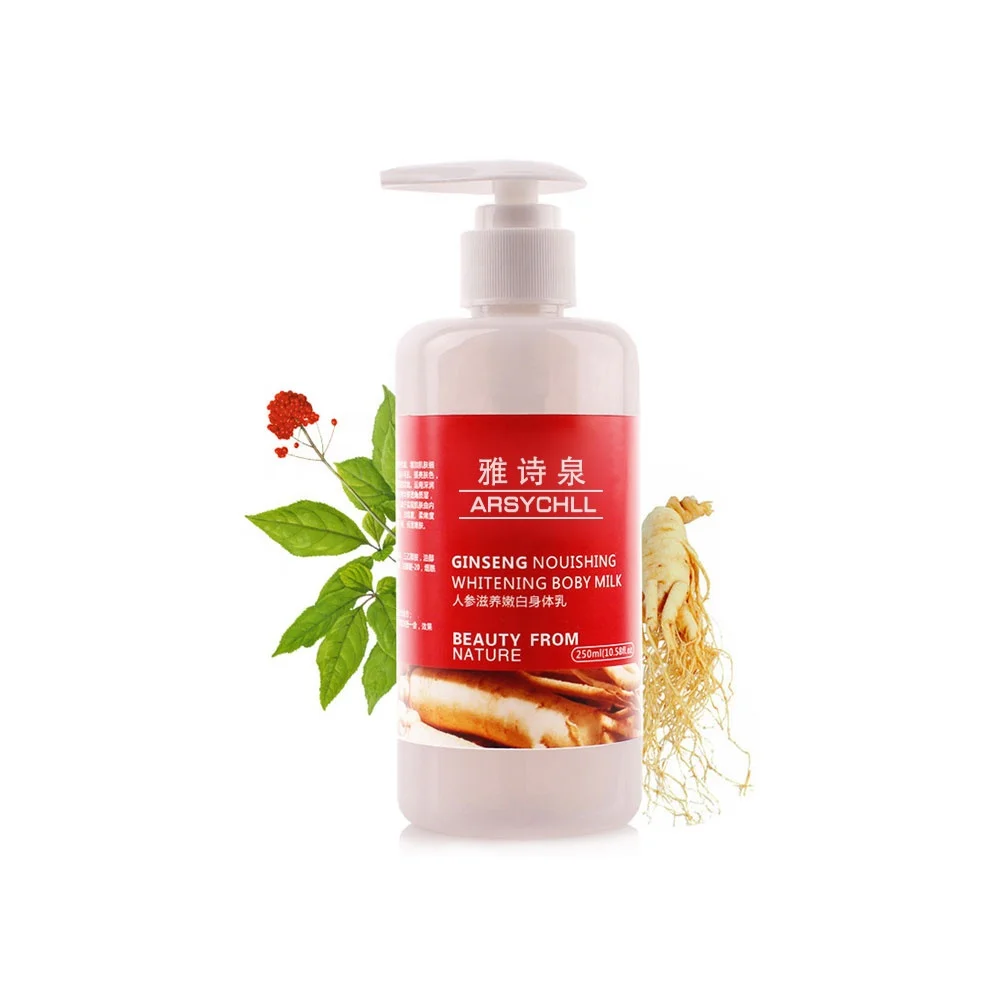 Source Nourishing Ginseng Milk Whitening Lotion for Repair Skin Care on m.alibaba.com