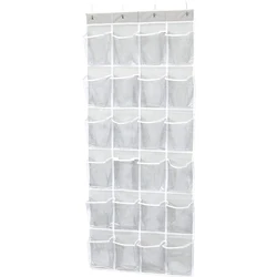 Прозрачная сумка для хранения 24 больших сетчатых кармана подвесной органайзер