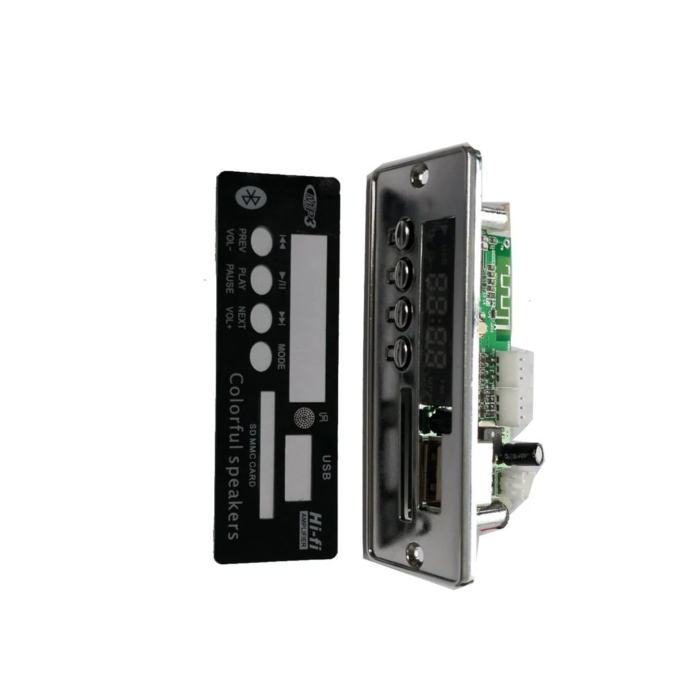 With SD MMC USB FM Bluetooth MP3 Decoder Module