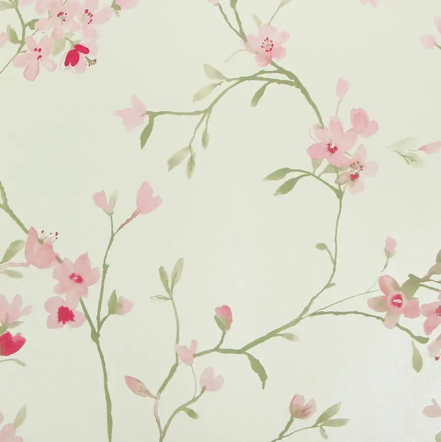 ピンクのエレガントな花のデザイン不織布装飾壁紙価格 Buy 壁紙価格 装飾壁紙 花の壁紙 Product On Alibaba Com
