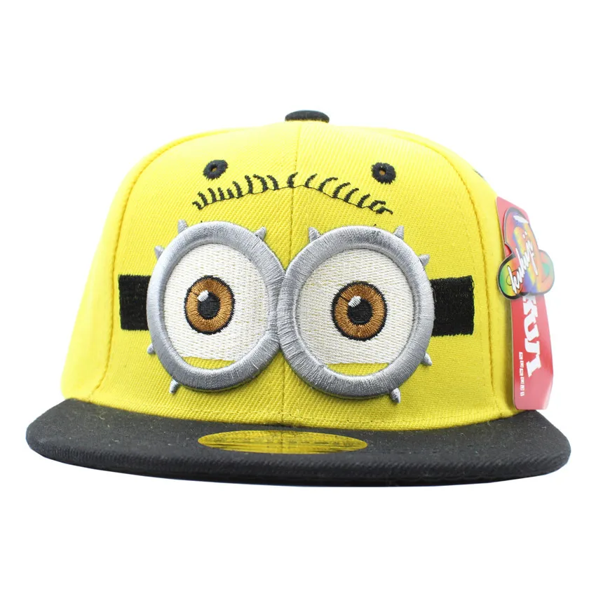 Children s baseball cap double eye cartoon snapback caps hip hop cap male girl gorras planas