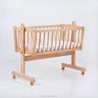 baby wooden cradle swing
