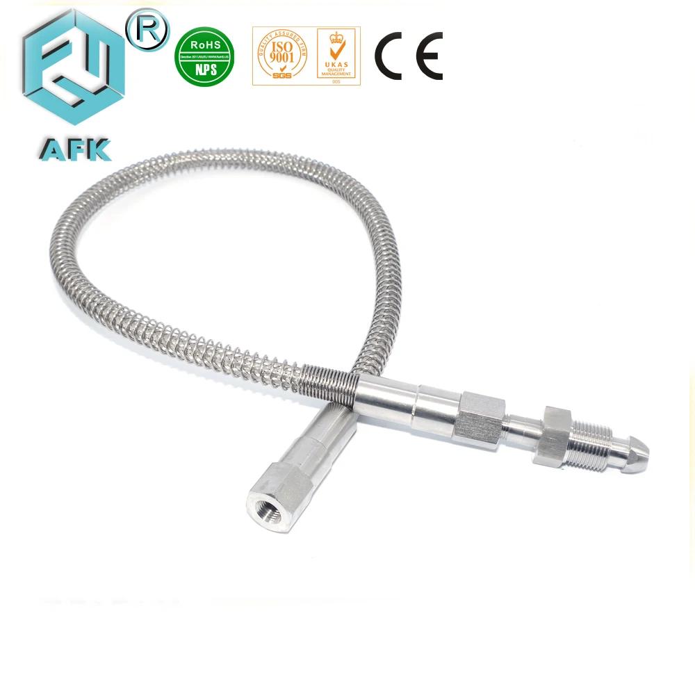 AFK R1100 Model Semi Automatic Changeover Switch with 2 Flexible Hoses Regulator