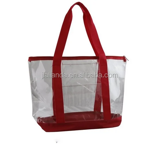 Wholesale Clear Tote Bags Newest Waterproof PVC Tote Bag JLD-8789