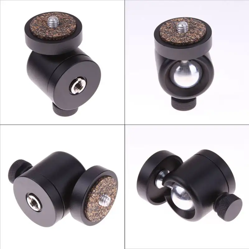 voor Light Stand Mini Swivel Ball Head Statief Hoofd, 360 Graden