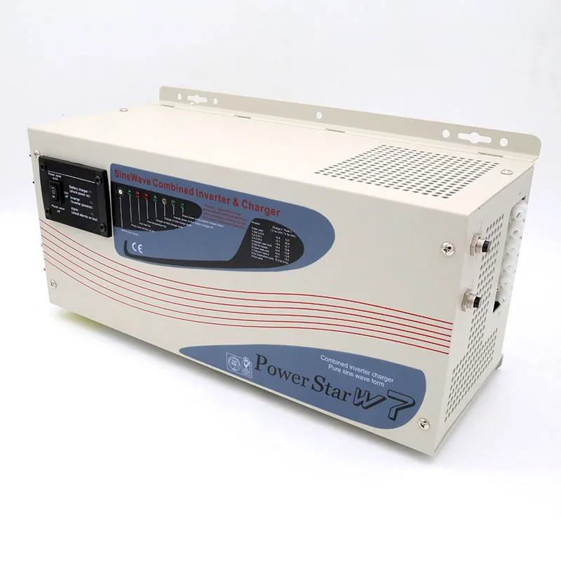 Low Frequency Pure Sine Wave Power Inverter 3000W DC 24V to AC 220V with Charger for Battery