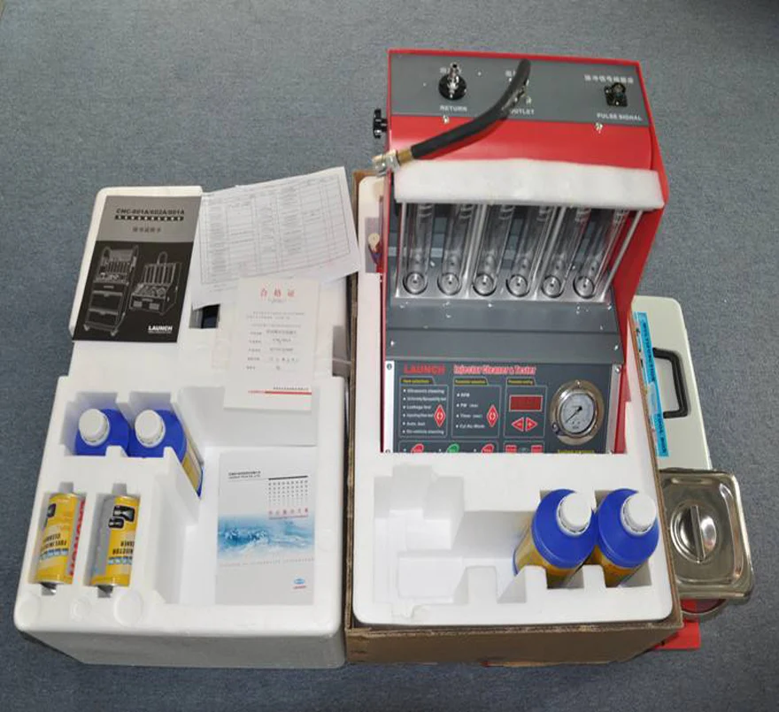Ультразвуковой очиститель и тестер топливного инжектора Launch CNC602A