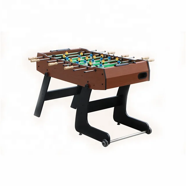 48 Inch Telescoping Rod Foosball Table Leg Foldable Soccer Table With Wheels Football Game Table