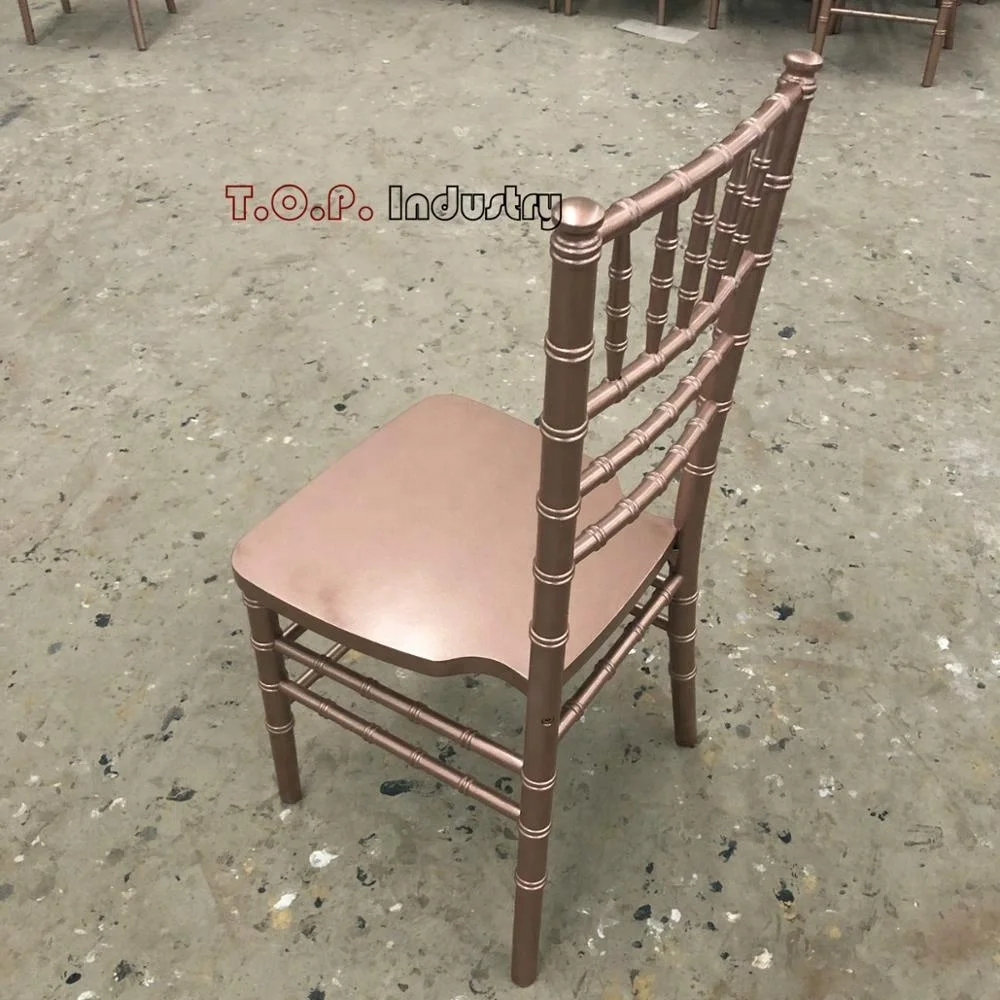 JFDYDM 50 fasce per sedie in raso color oro rosa, per matrimoni