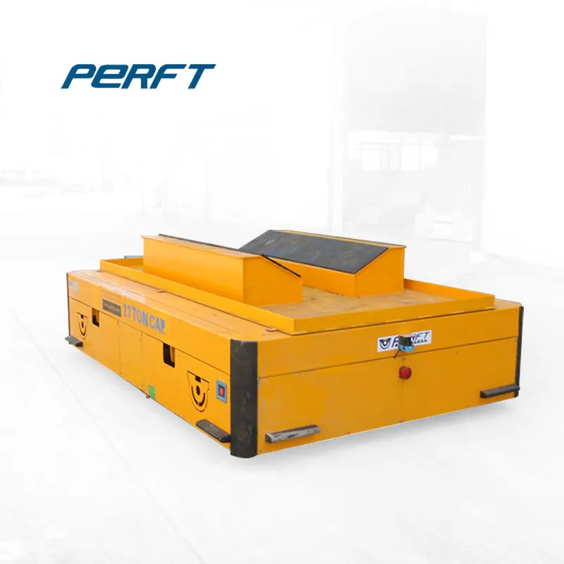 Steel Mill Coil Handling Heavy Load Automated Track Transport Car