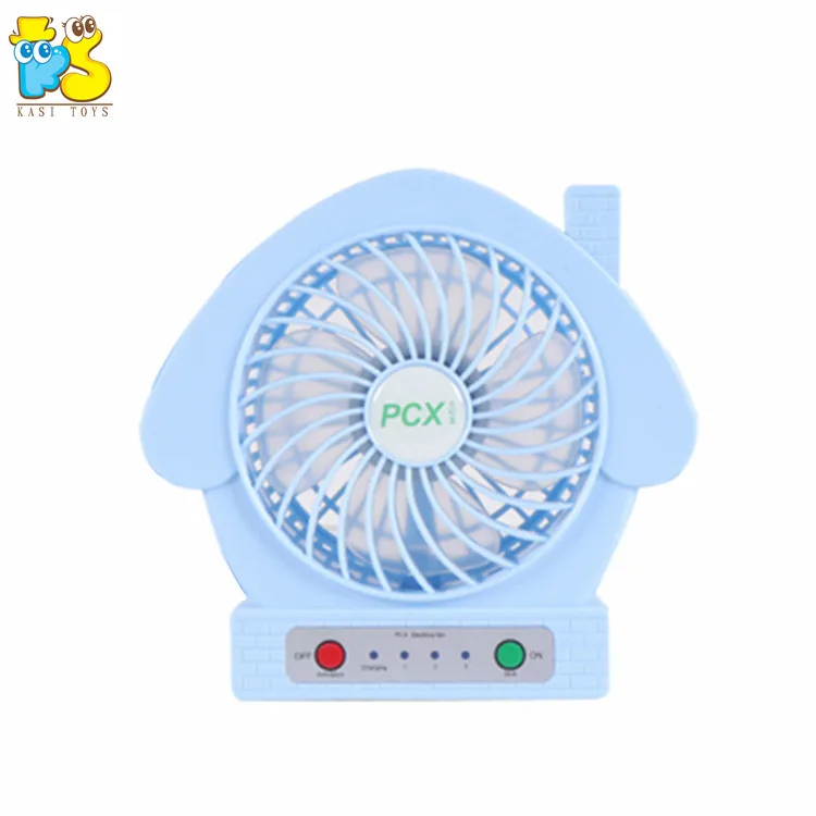 Детские летние игрушки дом мультфильм электронный вентилятор три переключения передач красочные огни Настольный вентилятор