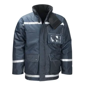 Hot Sale - 25 Degrees Available Navy Blue Quilted Work Freezer Cold Storage Room Jacket