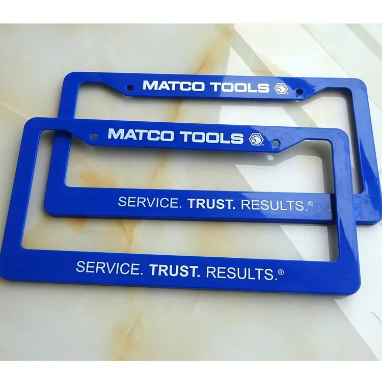 Пластиковый Американский держатель номерного знака с индивидуальным логотипом