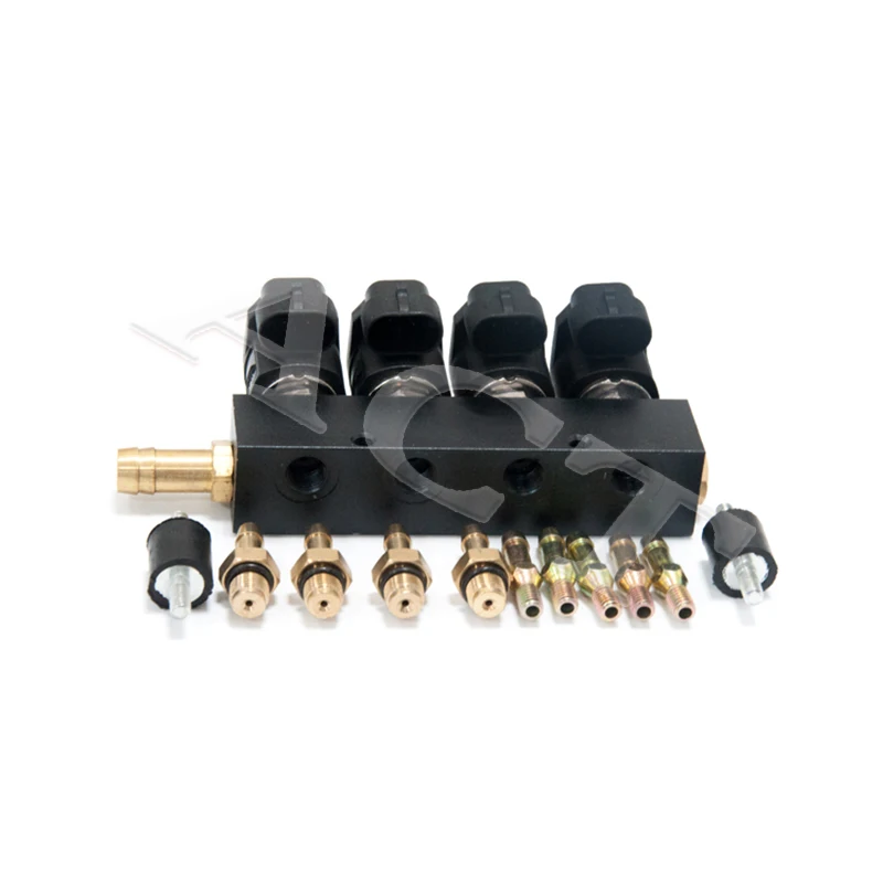 Iniettore Rail Valtek Tipo 30 Per Impianto GPL - 4 Cilindri, 3 Ohm, Senza Ugelli