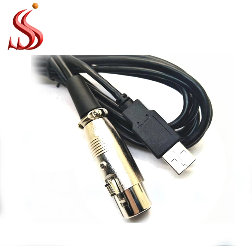 USB Microphone Cable XLR female to USB Male Microphone Link Studio Adapter Connector cable on m.alibaba.com