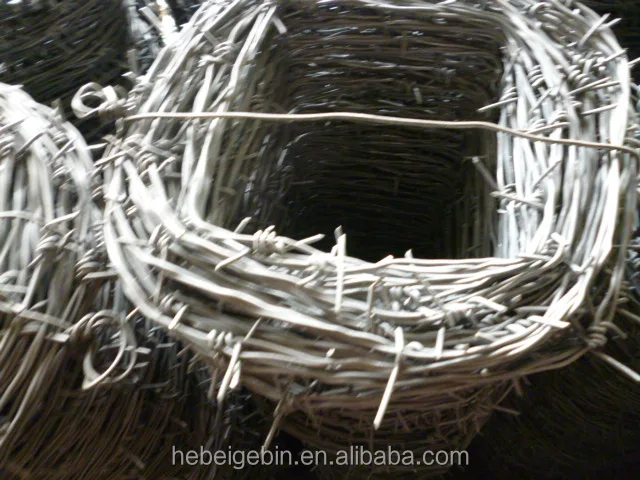 
2,5 мм основная проволока, двойная нить, 4 точки, горячеоцинкованная колючая проволока для ограждения 