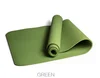 Single color Green yoga mat