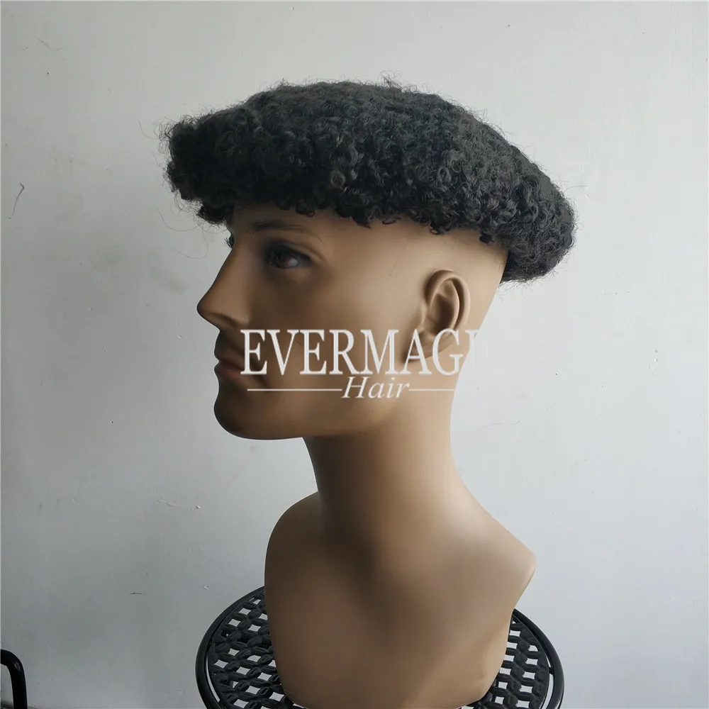 10mm Afro Kinky Mens Toupee for Black Men Hair Pieces Replacement Human Hair  Wigs For Hair Loss Men| Alibaba.com