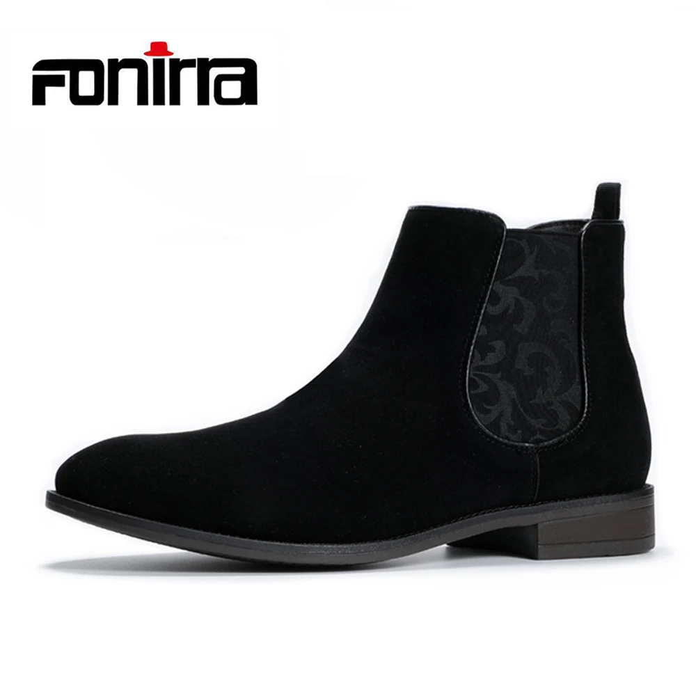 British Style Suede Chelsea Ankle Boots Men Black Casual Martin Boots Buy Chelsea Boots Men Men Ankle Boots Martin Boots Product On Alibaba Com