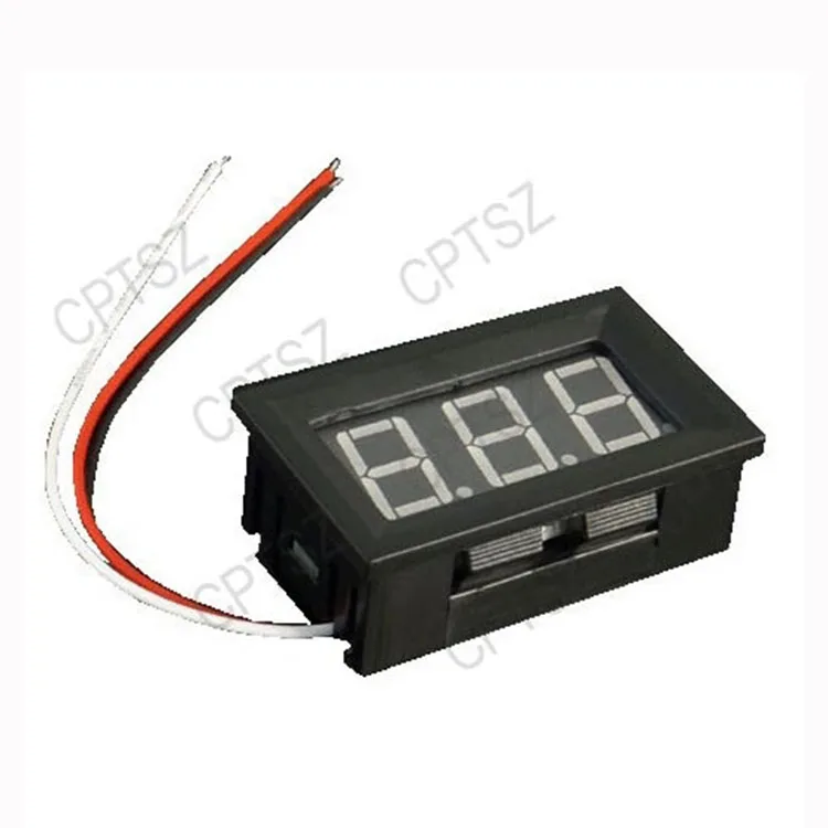 V27D-T1 Blue LED Digital Voltmeter DC 3.2V - 30V