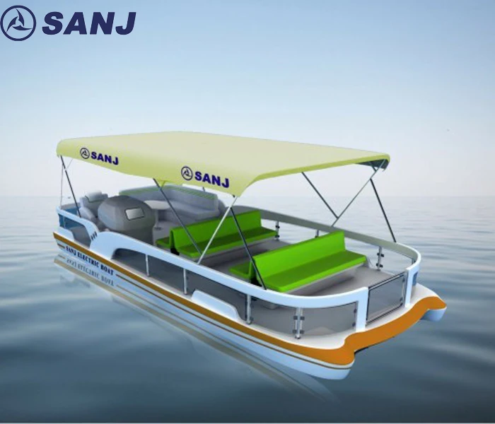 Chinese Pontoon Paddle Boat For Sale View Pontoon Paddle Boat Sanj Product Details From Hubei Sanjiang Boats Science Technology Co Ltd On Alibaba Com