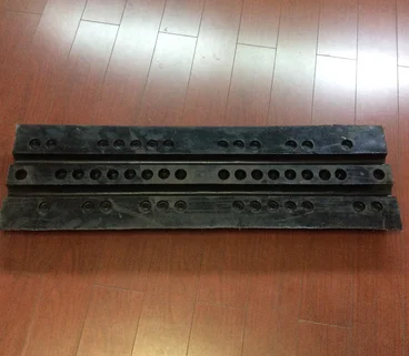 1-канальный резиновый протектор для кабеля 1000*150*30 мм скоростного удара рампа