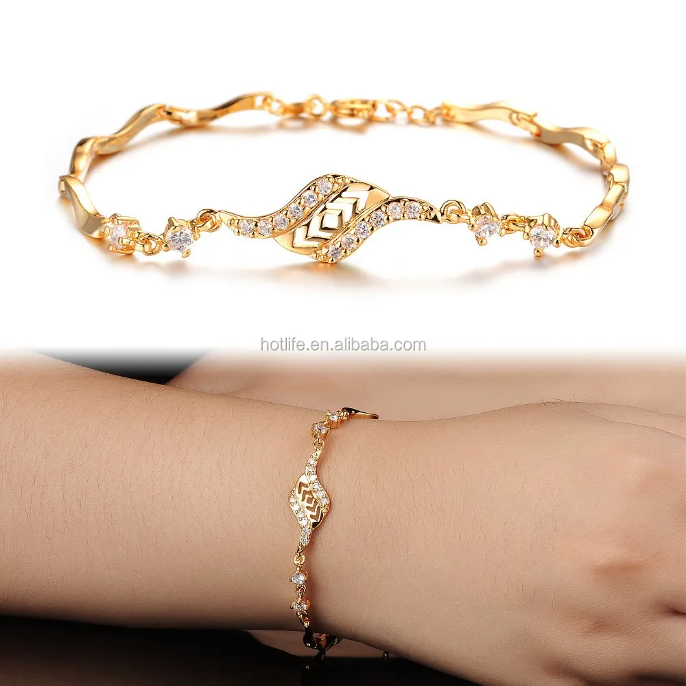 Золотые браслеты с бриллиантами женские на руку