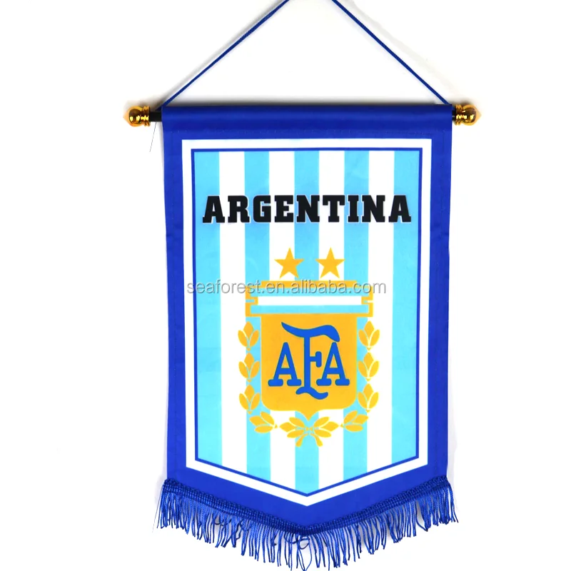 Fanion FC Arouca (Portugal) – Petit Format 9x11 Cm – Banderin De Club