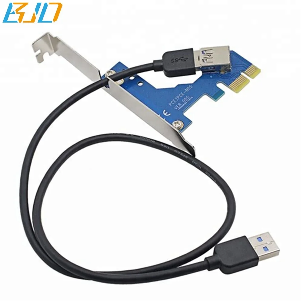 Pcie Usb Graphics Card PCIe 1x Slot To PCI-E X1 Expansion
