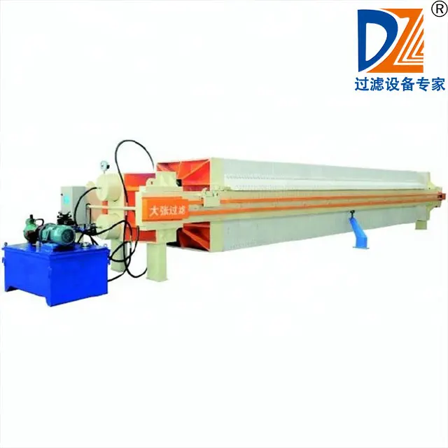 Dazhang program controlled automatic chamber filter press for wastewater treatment industry Shanghai