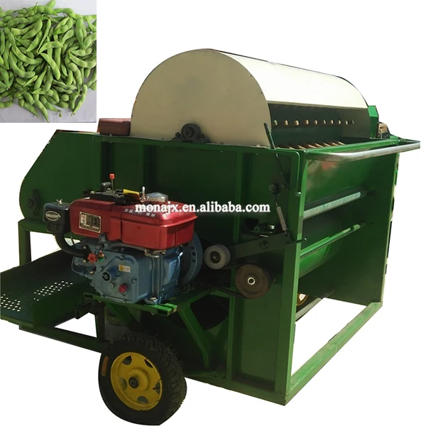 Fresh green mung bean picking machine/green mung bean picker for sale