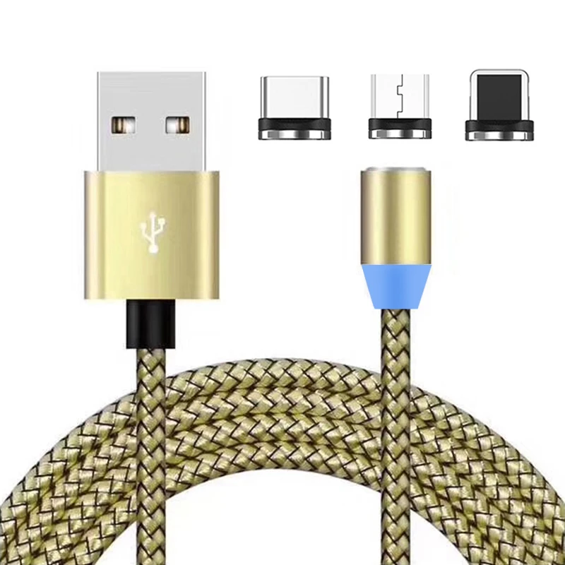 Магнитный зарядный кабель с поворотом на 360 градусов для Ios Android Micro Type C