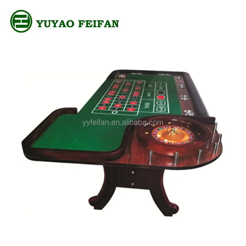 Roue de roulette en bois grande, Ensemble de jeu de roulette de casino, Table et roue de roulette