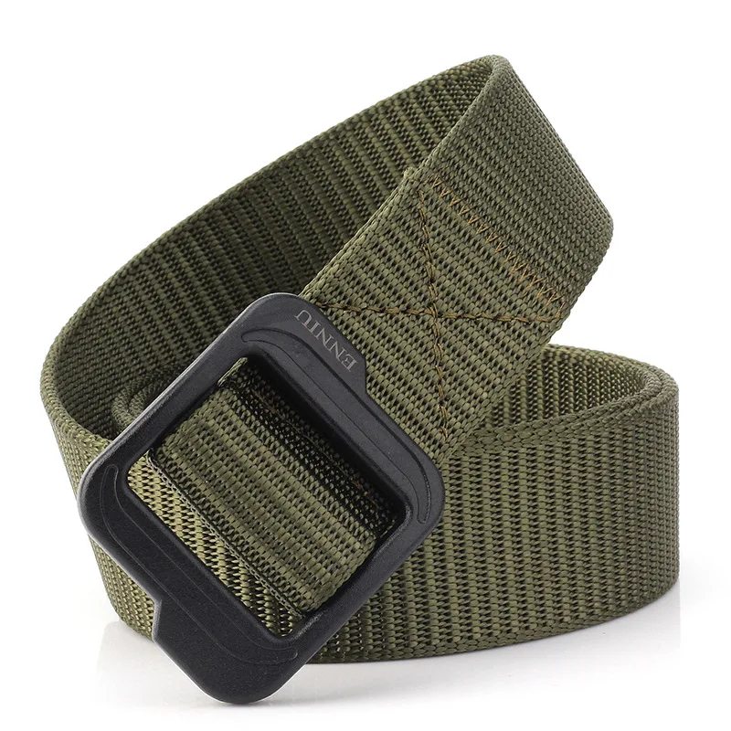 Famous Name Brand Custom Duty Polyester Fabric Cotton Braid Stripe Nylon Belt With logo