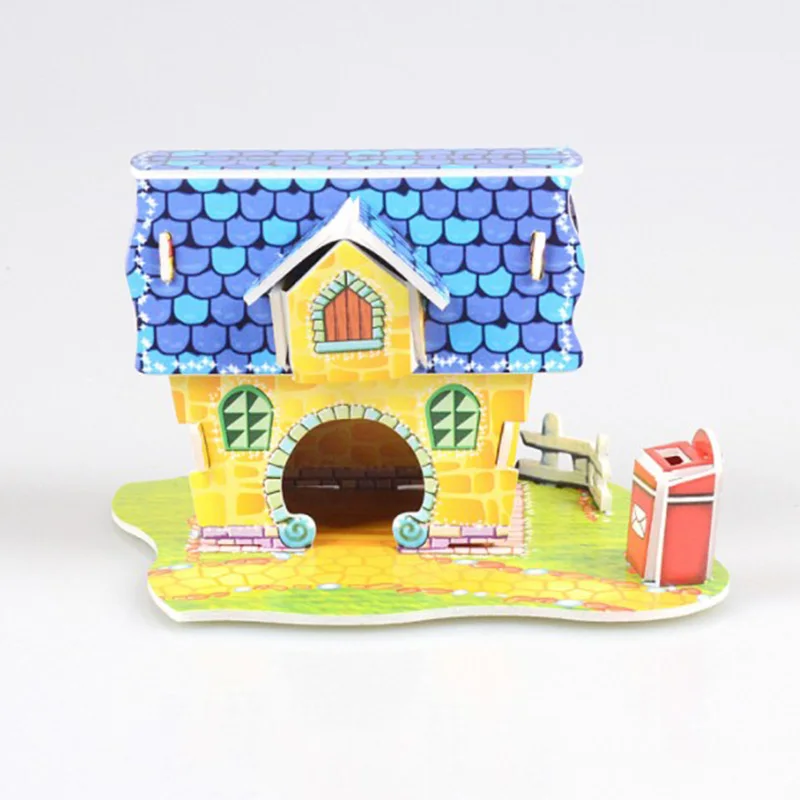 
Высококачественная 3d бумажная модель, игрушечная картонная головоломка, 3d бумажная модель, 3d пазл, пазл-домик 