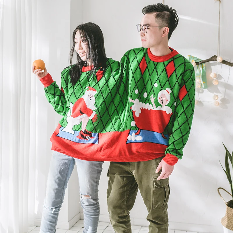 conjoined christmas sweater