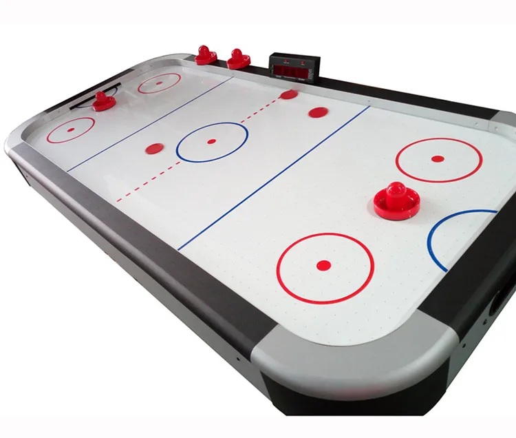 Air Hockey Table Game Table with 2 Pucks and Racket Scorer