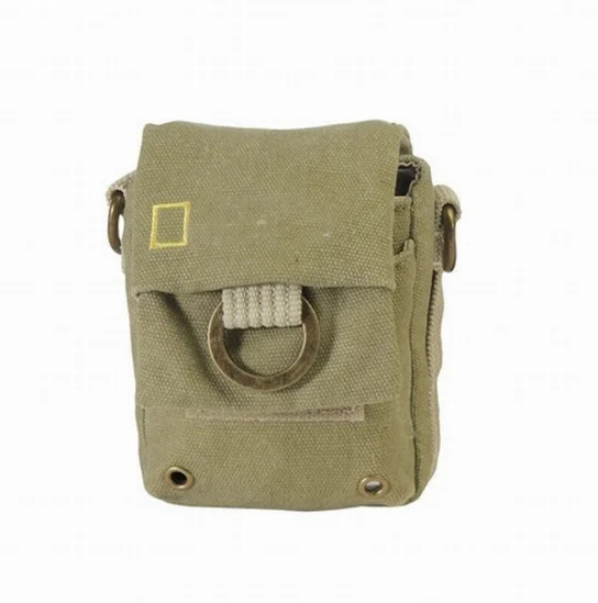 khaki camera bolsa