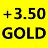 +3.50 GOLD