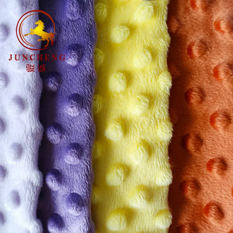 100% полиэстер, очень мягкие гладкие короткие плюшевые одеяла в горошек