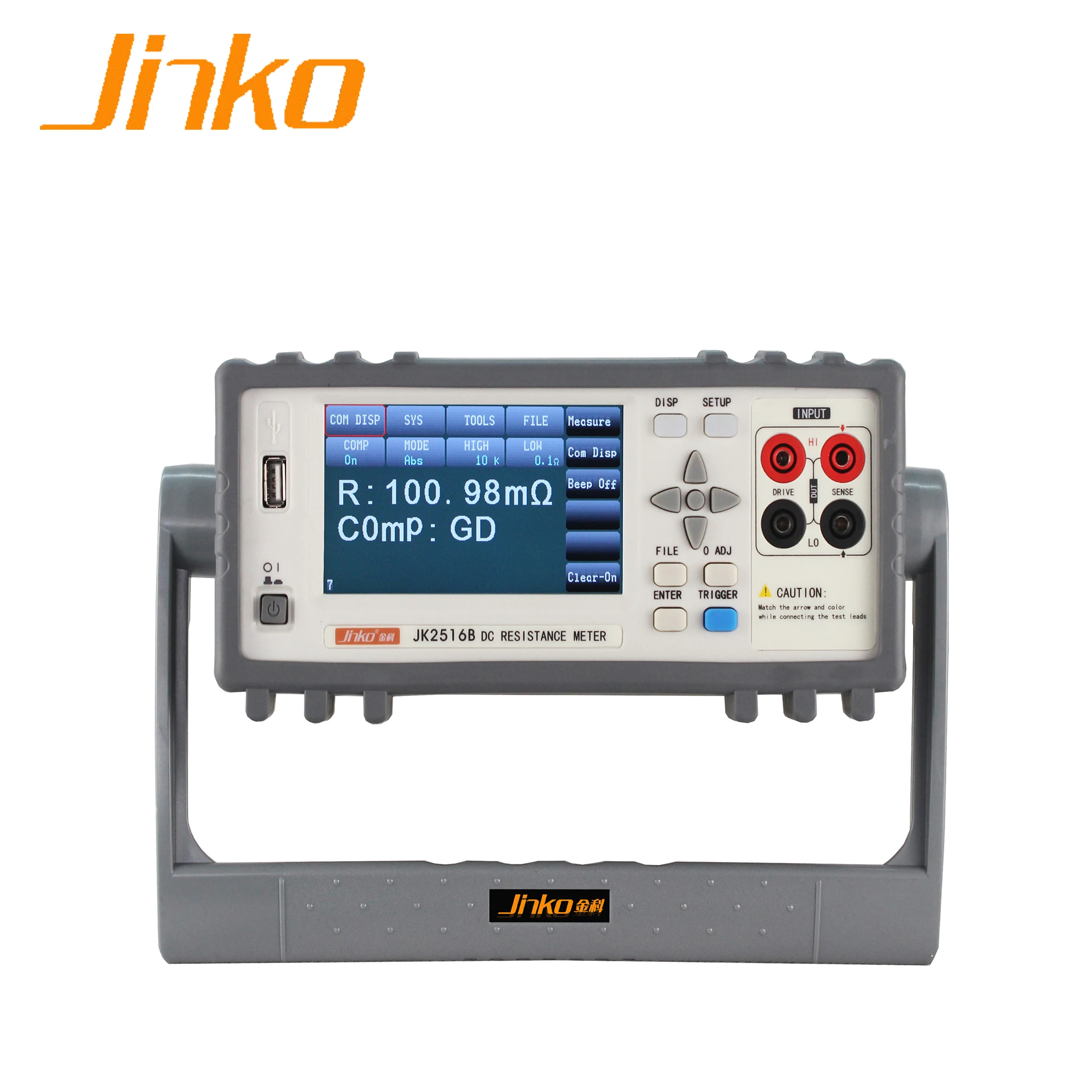 Измеритель сопротивления постоянного тока Jinko JK2516B для релейного сопротивления с точностью 0.05% микро Ом