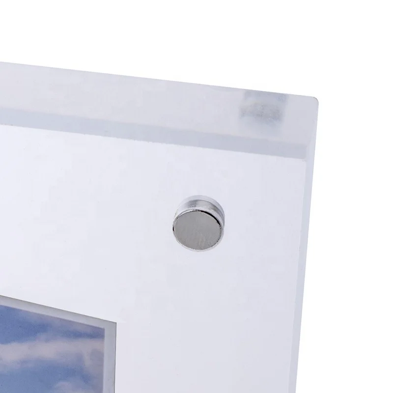 4r Acrylic Photo Frame Block Clear Frame 4 X 6 Clear