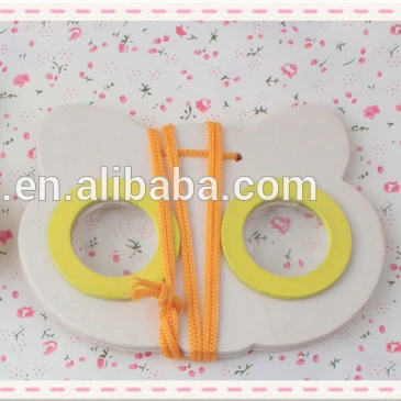 Волшебные деревянные игрушечные солнцезащитные очки с калейдоскопом