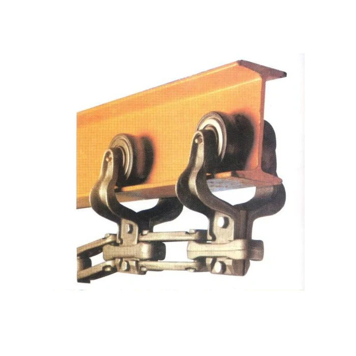 Automated Overhead Conveyor Trolleys System X348  X458 X678  Ibeam Drop Forged Chain