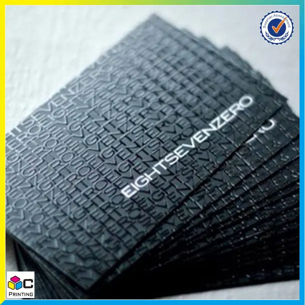 Визитные карточки с золотым тиснением, визитная карточка с УФ-печатью