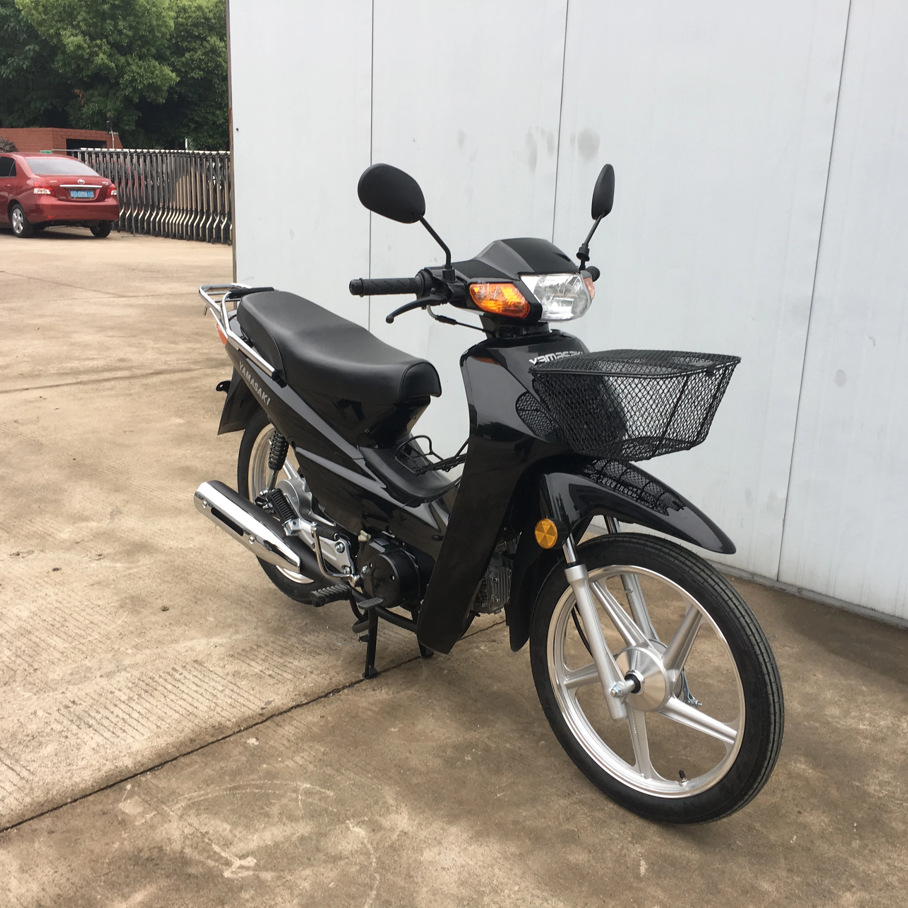 便宜的 50cc 汽油紅色小自行車摩托車山崎 50cc