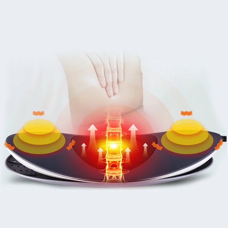 Digital Magnetic Physical Therapy Electric Vibration Lumbar Scratching Lower Back Pain Massage Machine