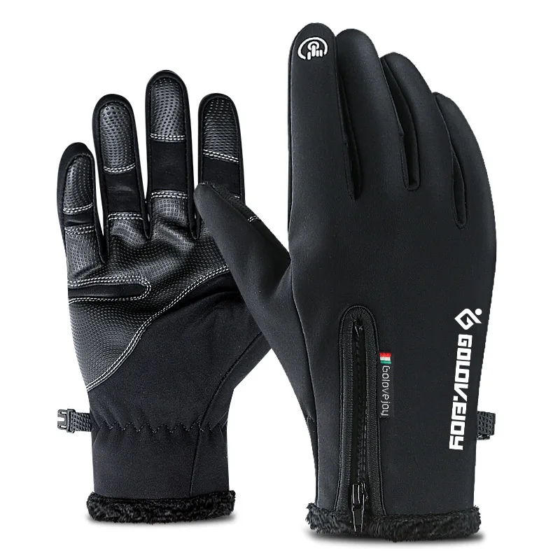 Winter Warm Windproof Waterproof Anti-slip Thermal Touch Screen Ski Gloves Glo 