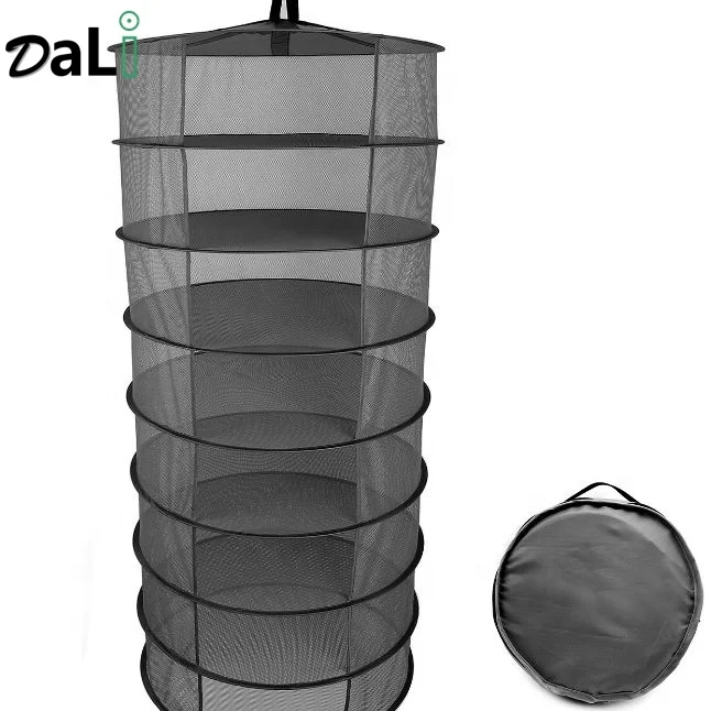 Гидропонная подвесная сухая стойка для выращивания 8 ярусов сушильная сетка для выращивания трав