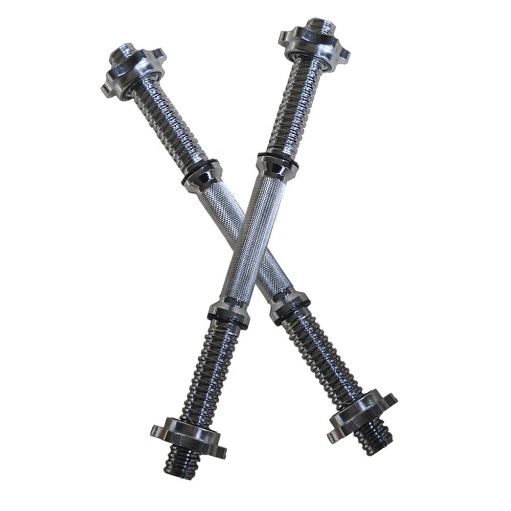 Высокое качество оптовая продажа тренажерный зал резьбовые штанги из пластика/покрытием гантели бар с 2 звезды ошейники для собак